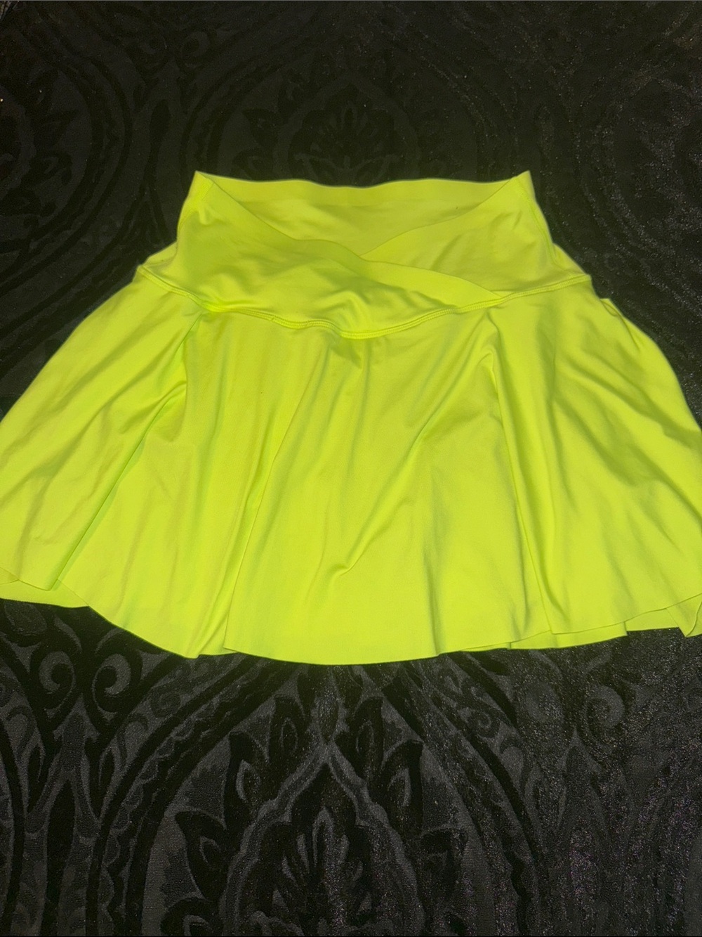Neon Yellow Women's Skort